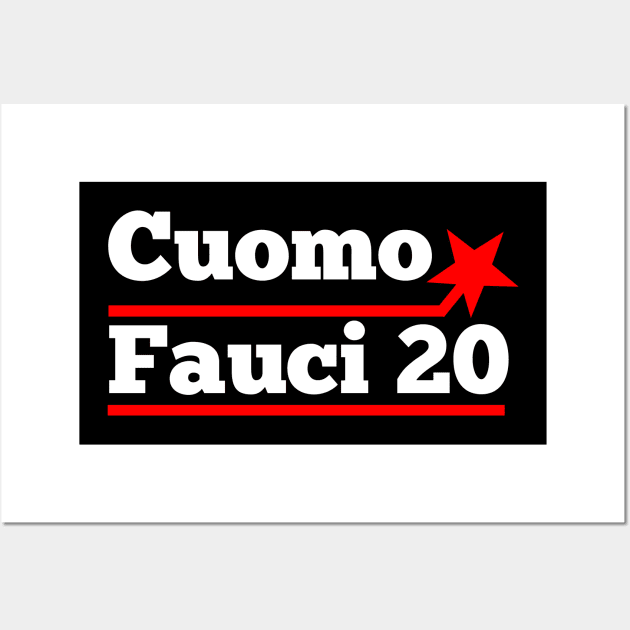 Cuomo Fauci 20 Wall Art by Mima_SY